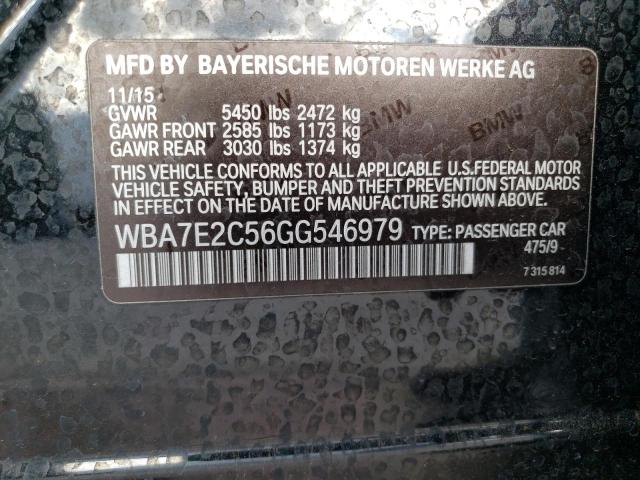 Photo 12 VIN: WBA7E2C56GG546979 - BMW 7 SERIES 