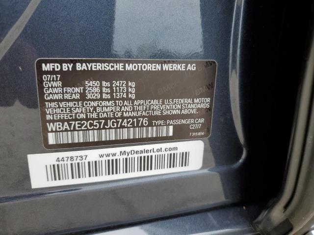 Photo 12 VIN: WBA7E2C57JG742176 - BMW 7 SERIES 