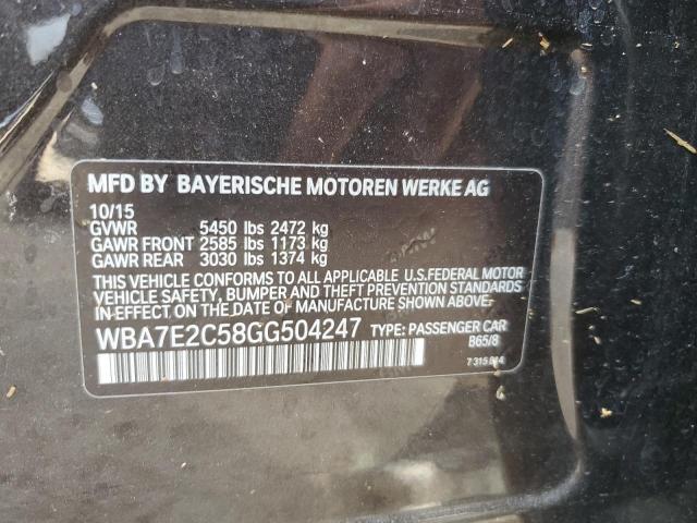 Photo 12 VIN: WBA7E2C58GG504247 - BMW 740 I 