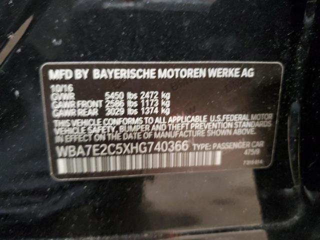 Photo 11 VIN: WBA7E2C5XHG740366 - BMW 7 SERIES 