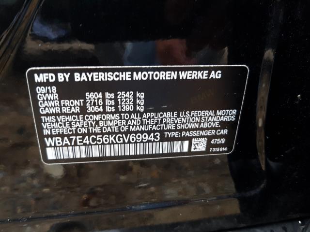 Photo 9 VIN: WBA7E4C56KGV69943 - BMW 740 XI 