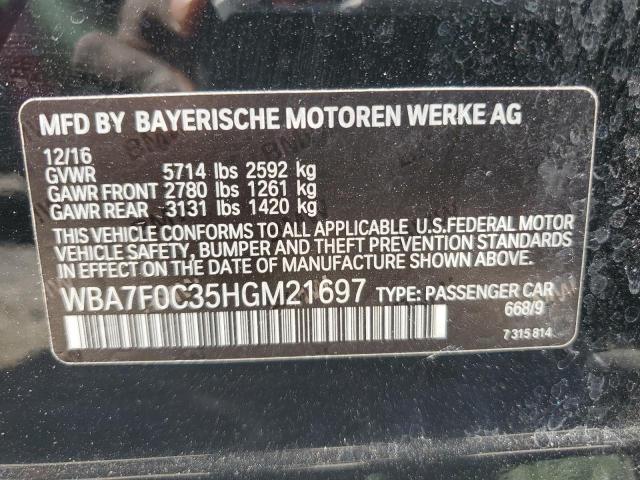 Photo 11 VIN: WBA7F0C35HGM21697 - BMW 750 I 