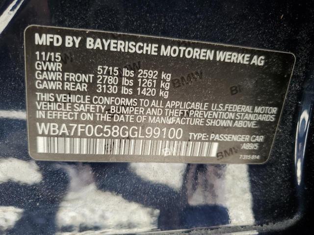 Photo 9 VIN: WBA7F0C58GGL99100 - BMW 750 I 