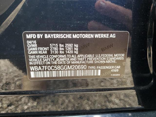 Photo 12 VIN: WBA7F0C58GGM20690 - BMW 750 I 