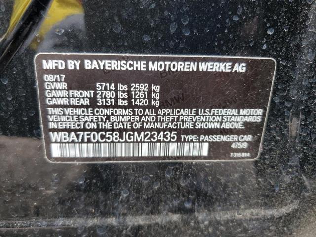 Photo 12 VIN: WBA7F0C58JGM23435 - BMW 750 I 