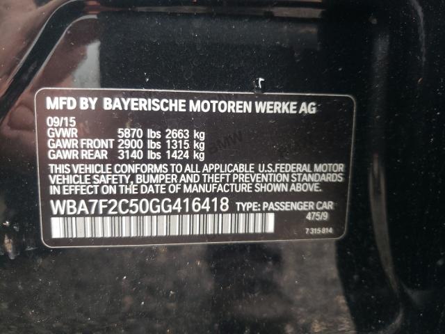 Photo 9 VIN: WBA7F2C50GG416418 - BMW 750XI 