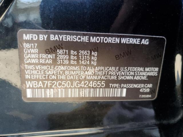 Photo 11 VIN: WBA7F2C50JG424655 - BMW 750 XI 