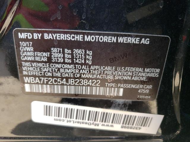 Photo 12 VIN: WBA7F2C54JB238422 - BMW 750I 