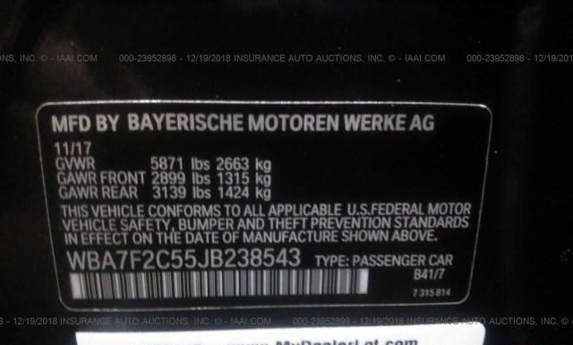 Photo 8 VIN: WBA7F2C55JB238543 - BMW 750I 