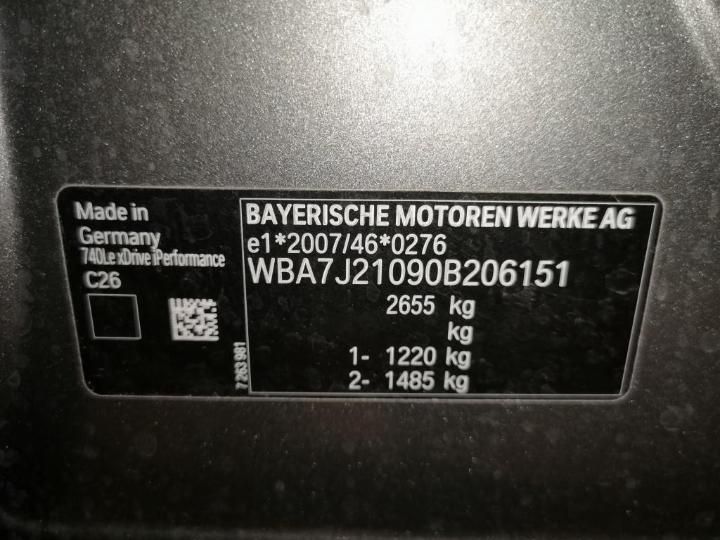 Photo 12 VIN: WBA7J21090B206151 - BMW SRIE 7 