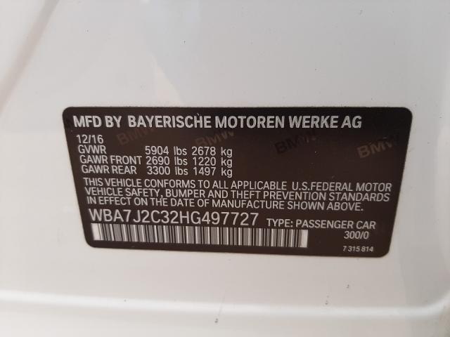 Photo 9 VIN: WBA7J2C32HG497727 - BMW 740 XE 