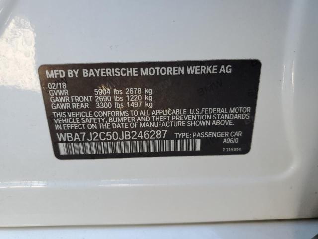 Photo 12 VIN: WBA7J2C50JB246287 - BMW 740 XE 