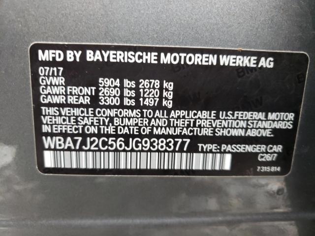 Photo 9 VIN: WBA7J2C56JG938377 - BMW 740 XE 