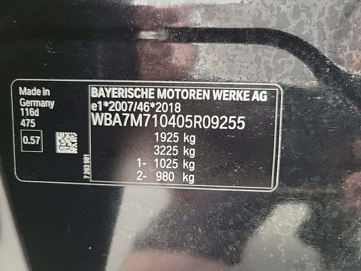 Photo 21 VIN: WBA7M710405R09255 - BMW 116D 