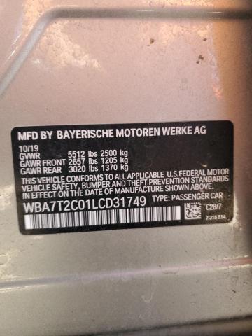 Photo 12 VIN: WBA7T2C01LCD31749 - BMW 740 I 