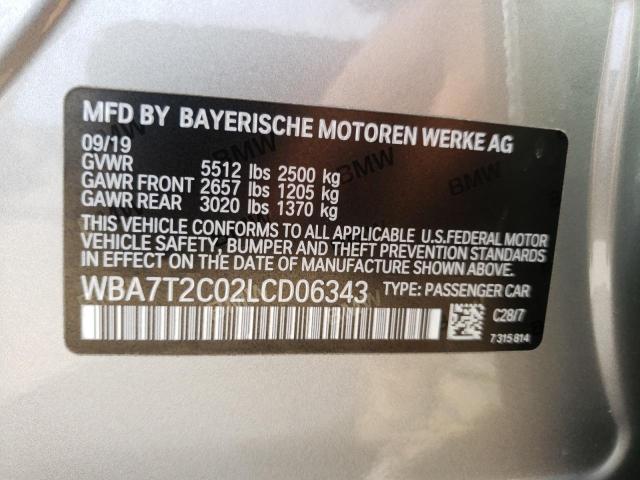 Photo 9 VIN: WBA7T2C02LCD06343 - BMW 740 I 