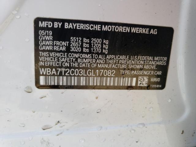 Photo 12 VIN: WBA7T2C03LGL17082 - BMW 740 I 