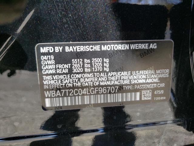 Photo 9 VIN: WBA7T2C04LGF96707 - BMW 740 I 