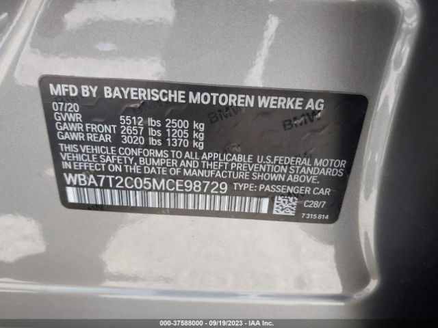 Photo 8 VIN: WBA7T2C05MCE98729 - BMW 7 SERIES 