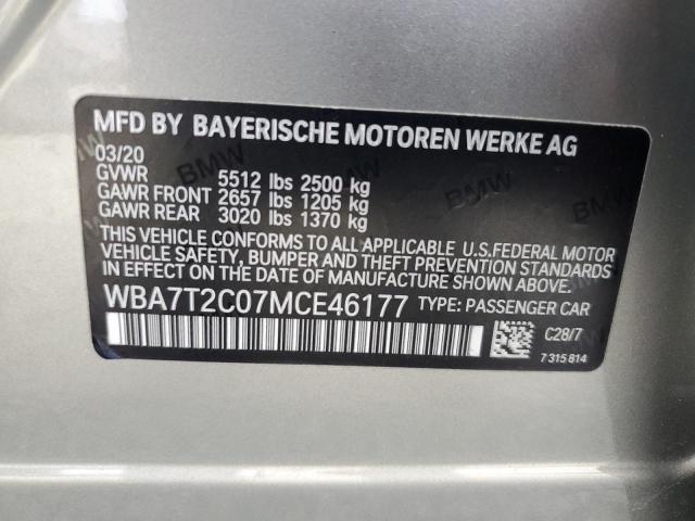 Photo 11 VIN: WBA7T2C07MCE46177 - BMW 740 I 