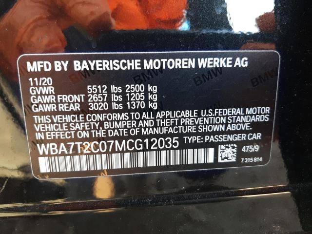 Photo 11 VIN: WBA7T2C07MCG12035 - BMW 740 I 