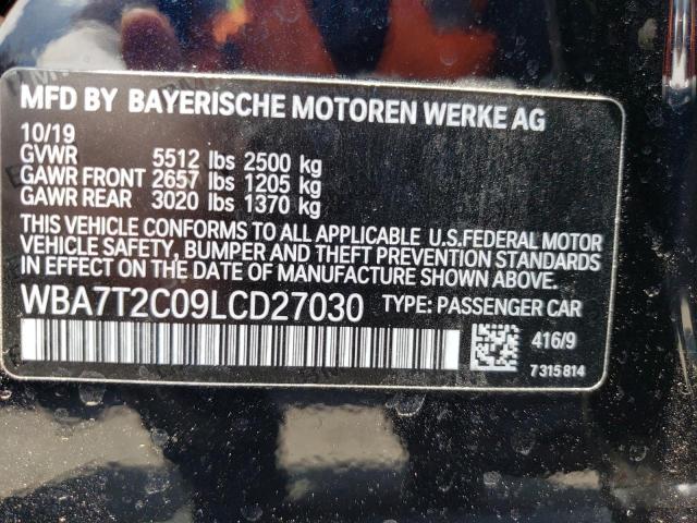 Photo 11 VIN: WBA7T2C09LCD27030 - BMW 740 I 