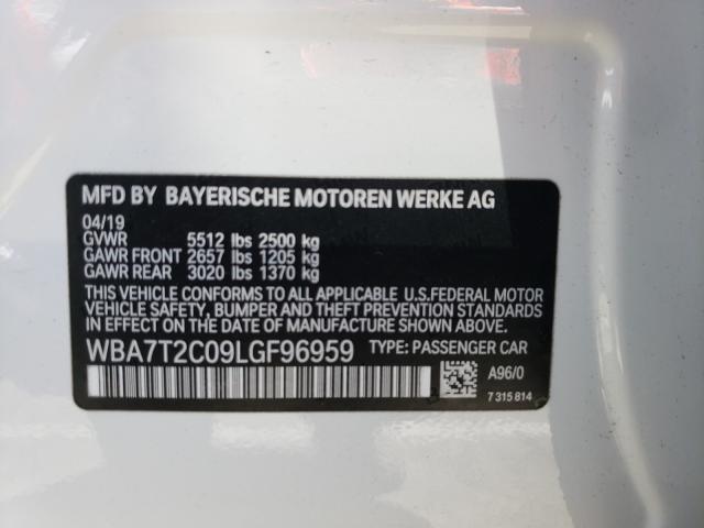 Photo 9 VIN: WBA7T2C09LGF96959 - BMW 740 I 