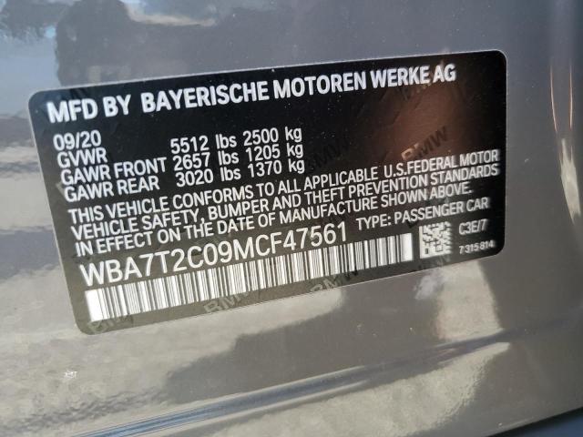 Photo 11 VIN: WBA7T2C09MCF47561 - BMW 7 SERIES 