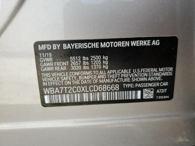 Photo 11 VIN: WBA7T2C0XLCD68668 - BMW 740 I 