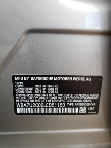 Photo 12 VIN: WBA7U2C00LCD51150 - BMW 750 XI 