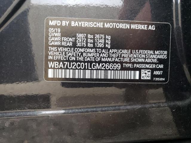 Photo 11 VIN: WBA7U2C01LGM26699 - BMW 750 XI 