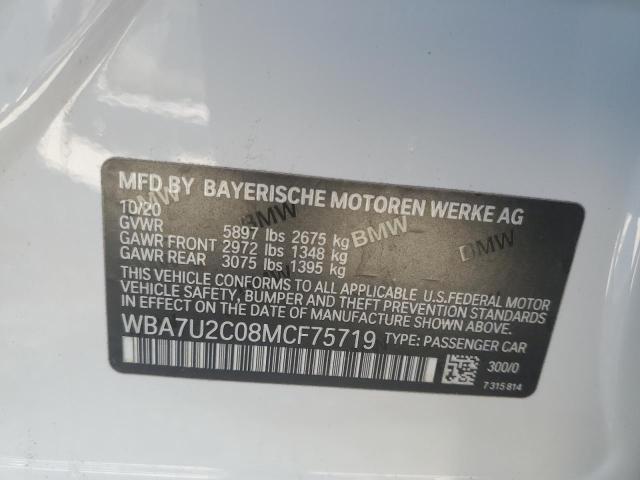 Photo 11 VIN: WBA7U2C08MCF75719 - BMW 750 XI 