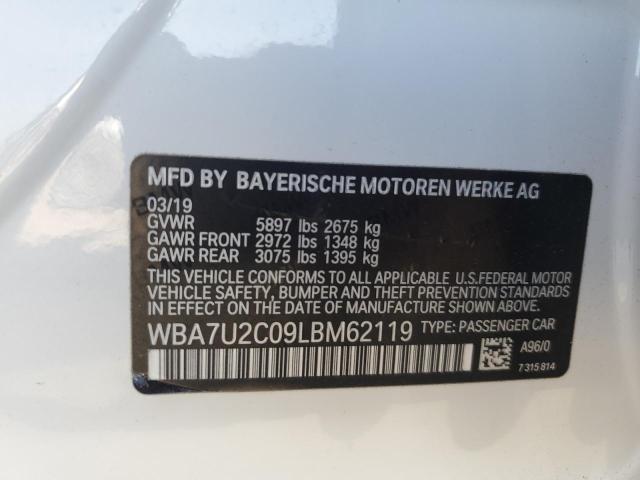 Photo 12 VIN: WBA7U2C09LBM62119 - BMW 750 XI 