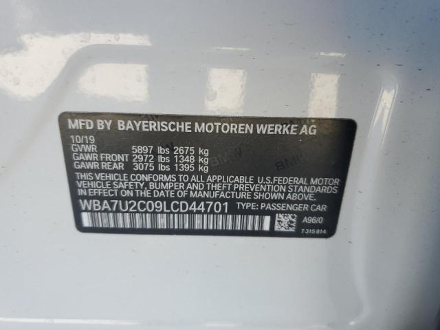 Photo 11 VIN: WBA7U2C09LCD44701 - BMW 750 XI 