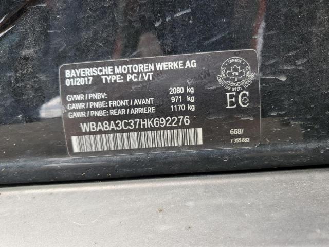 Photo 11 VIN: WBA8A3C37HK692276 - BMW 320 XI 