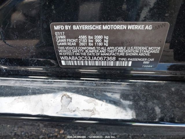 Photo 8 VIN: WBA8A3C53JA067368 - BMW 320I 