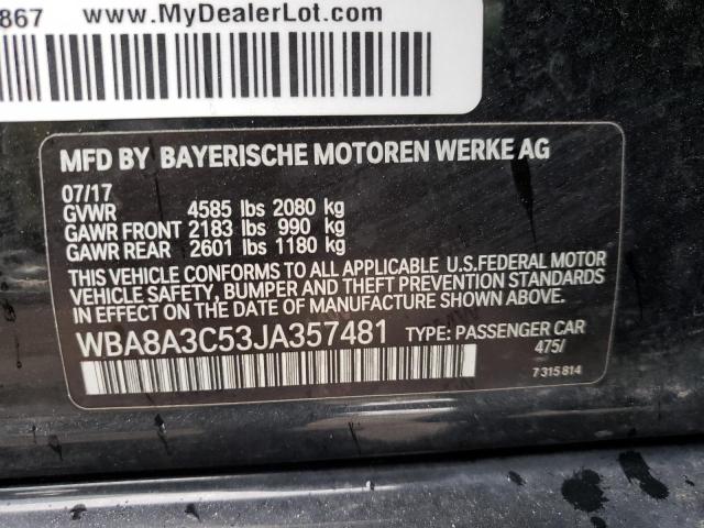 Photo 9 VIN: WBA8A3C53JA357481 - BMW 320 XI 