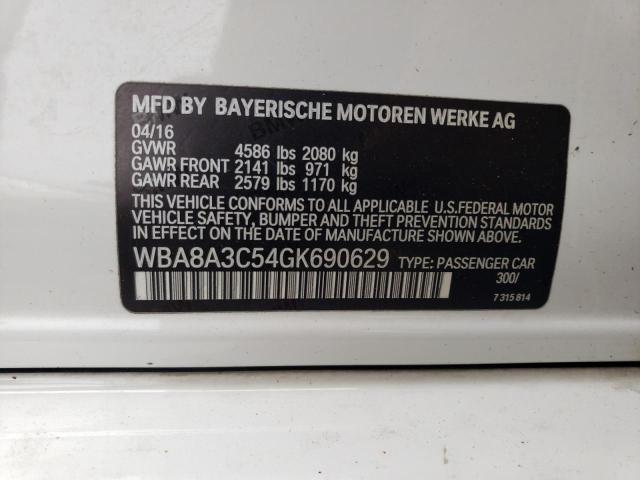 Photo 12 VIN: WBA8A3C54GK690629 - BMW 320 XI 