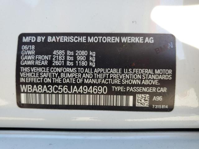 Photo 12 VIN: WBA8A3C56JA494690 - BMW 320 XI 