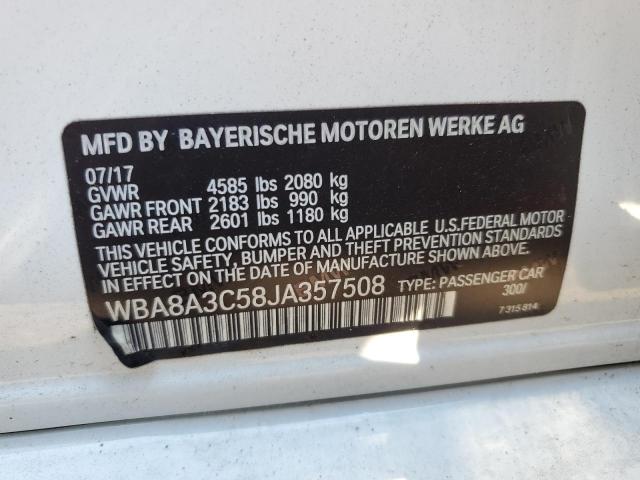 Photo 12 VIN: WBA8A3C58JA357508 - BMW 320 XI 