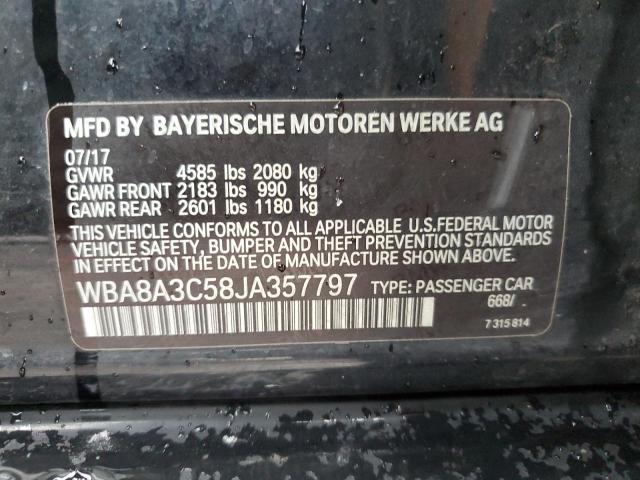 Photo 11 VIN: WBA8A3C58JA357797 - BMW 320 XI 