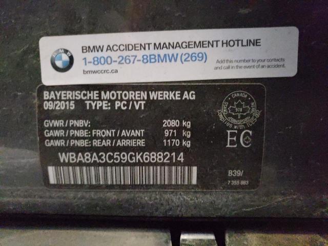 Photo 11 VIN: WBA8A3C59GK688214 - BMW 3 SERIES 