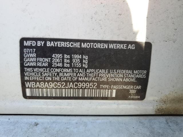 Photo 11 VIN: WBA8A9C52JAC99952 - BMW 3 SERIES 