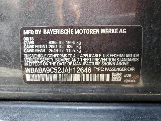 Photo 12 VIN: WBA8A9C52JAH12646 - BMW 320 I 