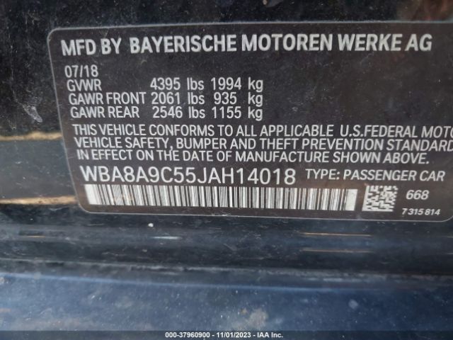 Photo 8 VIN: WBA8A9C55JAH14018 - BMW 320I 