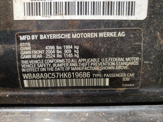 Photo 11 VIN: WBA8A9C57HK619686 - BMW 3 SERIES 