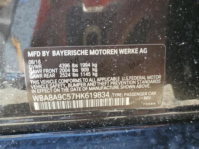 Photo 12 VIN: WBA8A9C57HK619834 - BMW 3 SERIES 