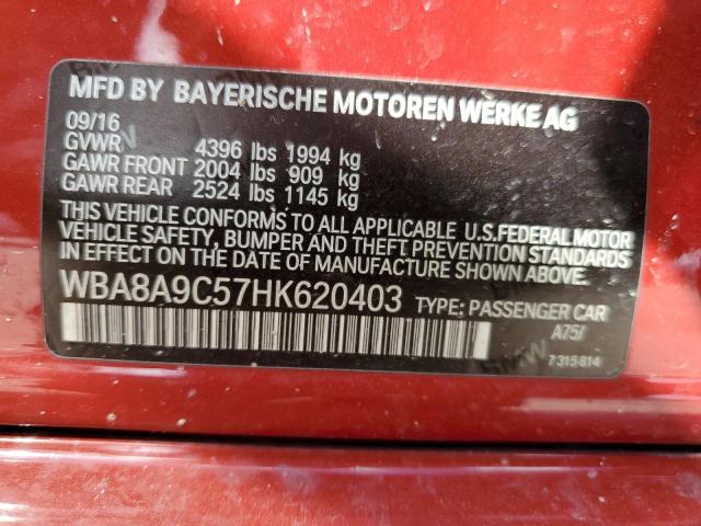 Photo 11 VIN: WBA8A9C57HK620403 - BMW 3 SERIES 