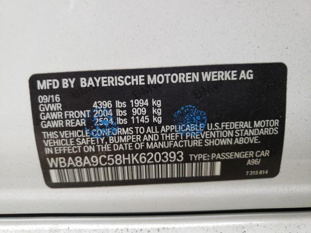 Photo 9 VIN: WBA8A9C58HK620393 - BMW 320 I 