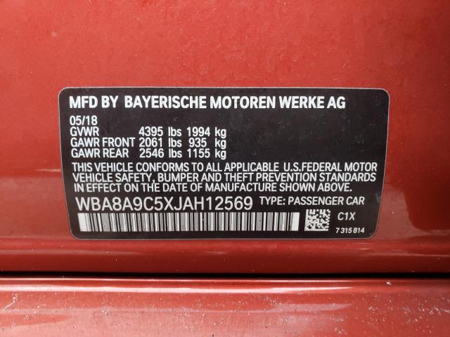 Photo 9 VIN: WBA8A9C5XJAH12569 - BMW 320 I 